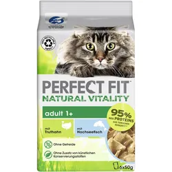 Perfect Fit Natural Vitality mit Truthahn & Fisch 6x300 g