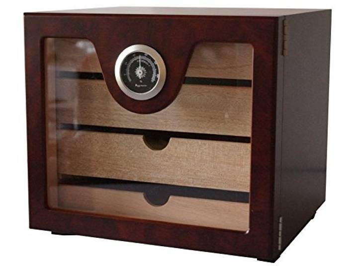 GERMANUS Zigarren Humidor Schrank Basis (Braun)