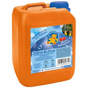 PUSTEFIX Seifenblasen-Flüssigkeit XXL-Bubbles 2.5L, Nachfüllkanister, Fertigmischung
