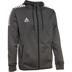 Select Monaco Kapuzen-Sweatjacke grau 116/128
