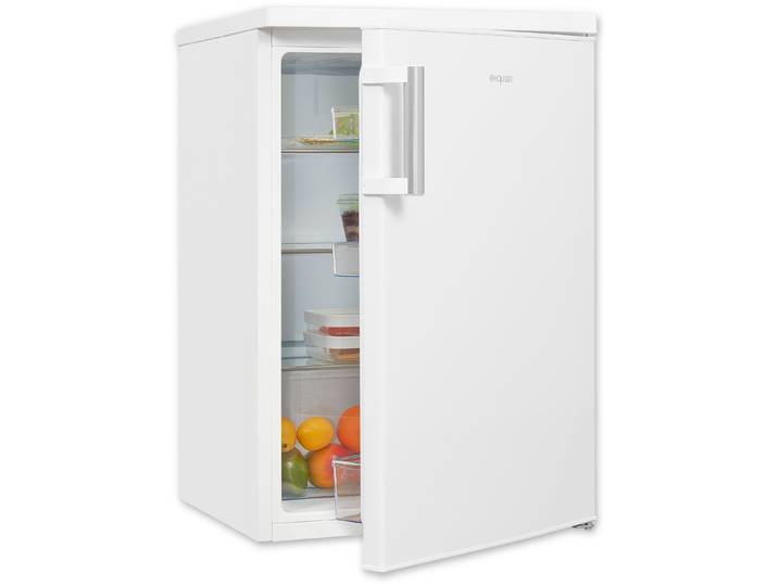 EXQUISIT Kühlschrank KS16-V-H-010D , Energieeffizienz: D, weiß, Rechtsanschlag, Kühlschränke, Platzsparend & praktisch: 133 L Kühlschrank mit LED-Beleuchtung, Kühlschrank