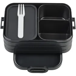 Lunchbox TAKE A BREAK (BHT 12x6,50x18,50 cm) - schwarz - BHT 12x6,50x18,50 cm