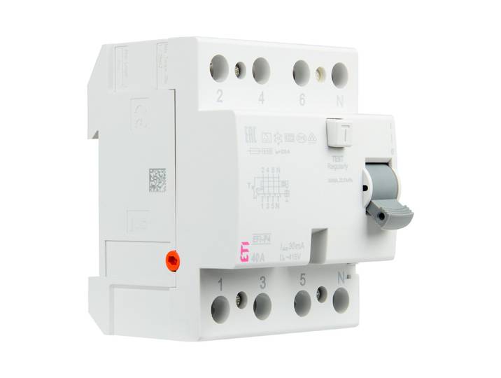 Max Hauri FI-Schutzschalter 3P+N 40A 30mA Typ A 10kA