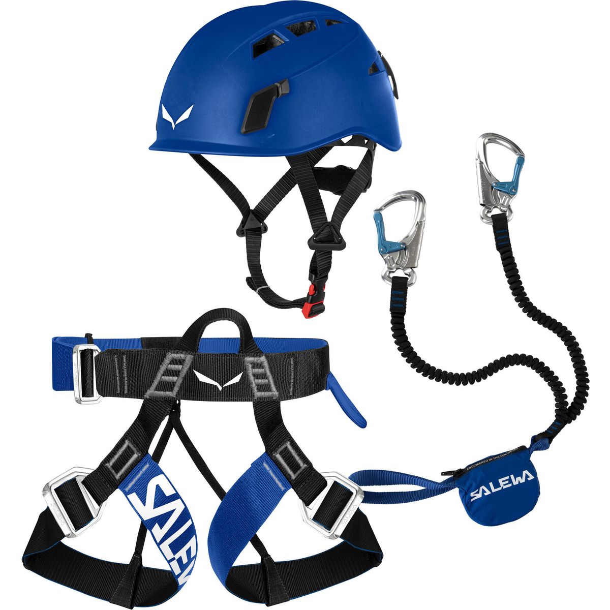 Salewa Kit Via Ferrata Attac/Via Ferrata Evo/Toxo 3.0 black/blue (0956) UNI 00-0000000987-0956-UNI