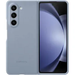 Samsung Eco Leather Case (Samsung Galaxy Z Fold5), Smartphone Hülle, Blau