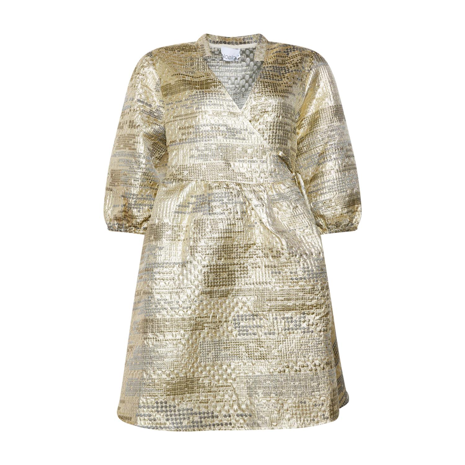 Jannie Aya-jurk in goud