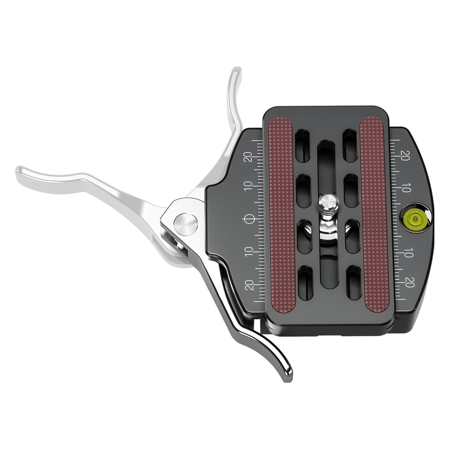 Leofoto Wechselkupplung LR-60 mit Schnellspannhebel (LR-60+QP-70N)