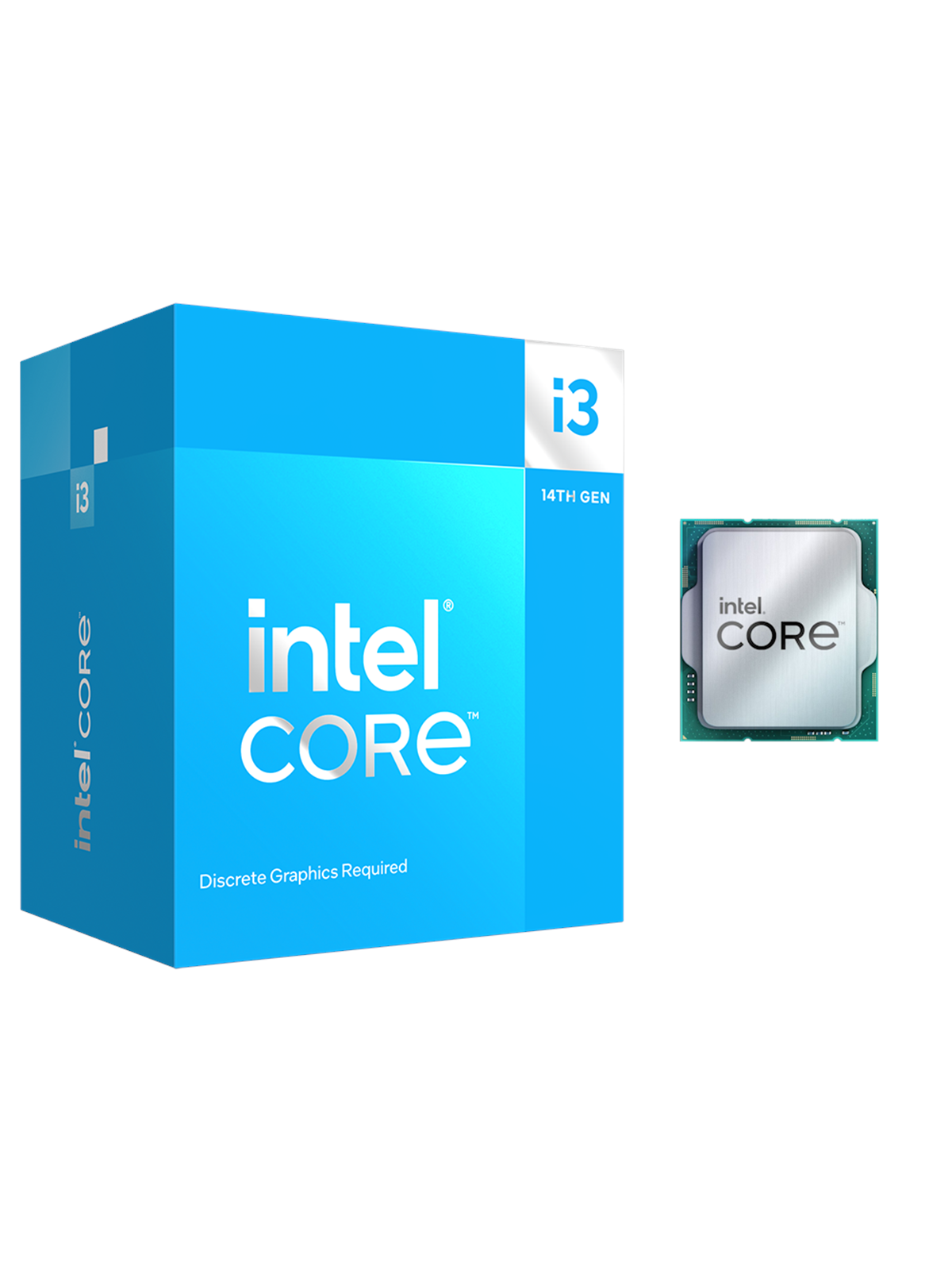 Intel Core i3-14100F Raptor Lake-S CPU - 4 Kerne - 3.5 GHz - Intel LGA1700 - Intel Boxed (mit Kühler)
