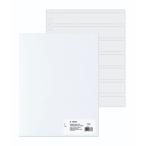 Herma Neg.-hüllen KB 5er-Streif. PP klar 100 Blatt 7767