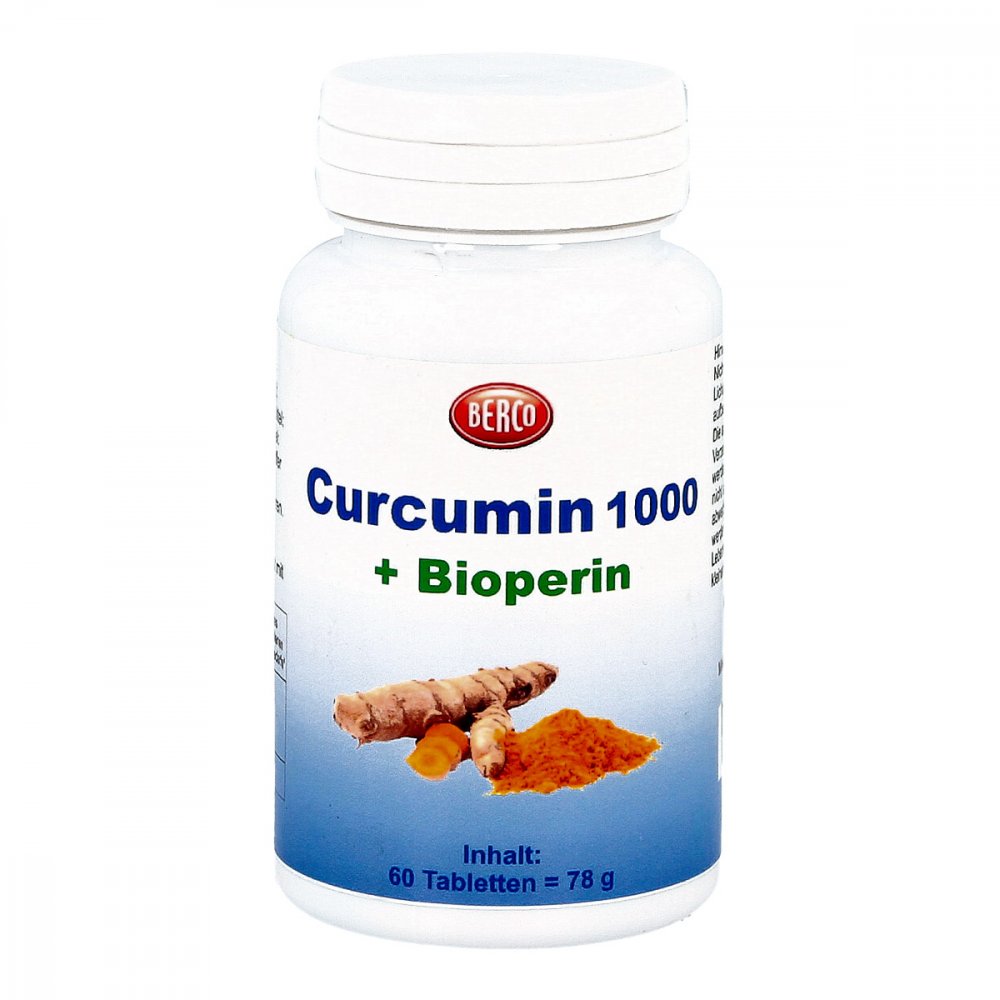 Berco-ARZNEIMITTEL Curcumin 1000+bioperin Berco Tabletten 14041296