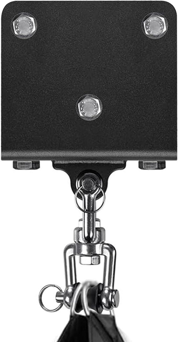 Zwarte 360 graden draaibare bokszakhanger voor krachttraining, Breedte: 11 cm