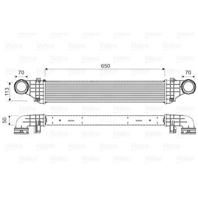 VALEO Ladeluftkühler 818337 für Mercedes