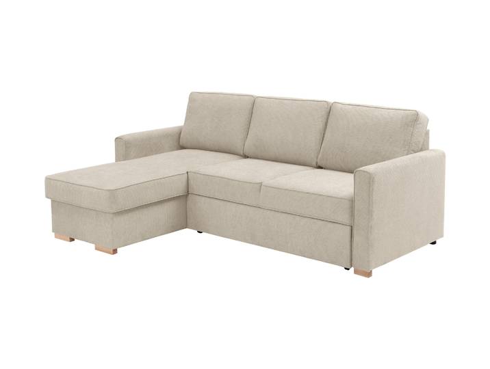 Tchibo - Ecksofa mit Auszugsbett »NovaLounge« - 229x160x92cm - beige -