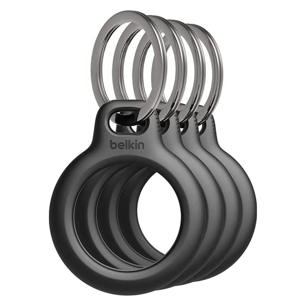Belkin AirTag Schlüsselanhänger 4er Set (MSC001BTBK)