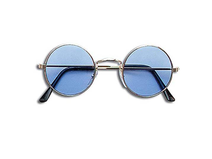 Bristol Novelty BA366 Lennon Bril Blauw, One Size