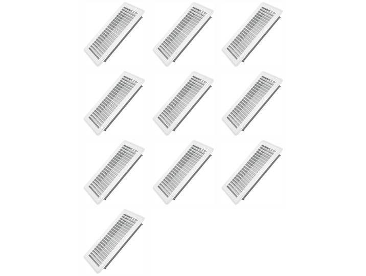 L60A 10X Grille de ventilation au sol 4x10 pouces - Grilles de ventilation en métal - Grilles de ventilation marchables pour sol