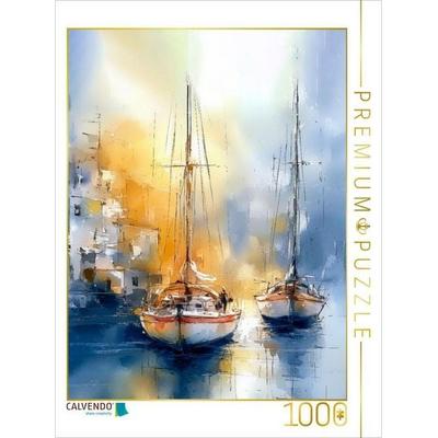 CALVENDO Puzzle Ausfahrt aus dem schützenden Hafen | 1000 Teile Lege-Größe 64x48cm Foto-Puzzle für glückliche Stunden, Sonstige von , Calvendo Puzzle