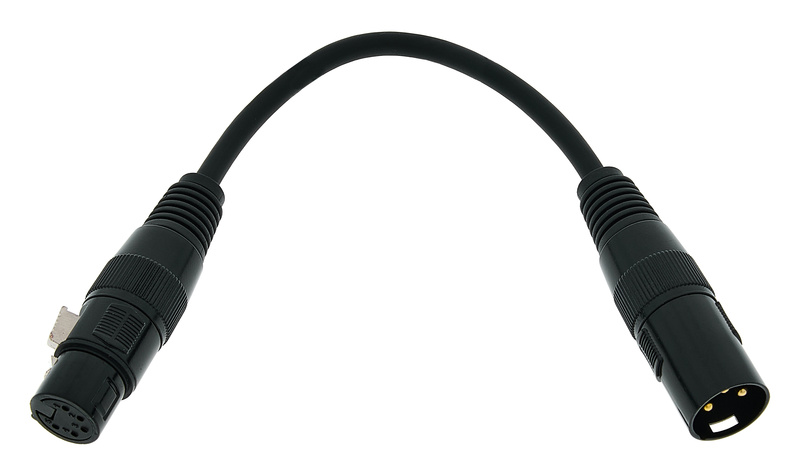 ADJ DMX Adapter Cable DMXT/3M5F nero