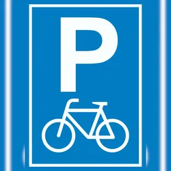 HB-Druck Fahrrad Parkplatz Räder Abstellplatz A4 (210x297mm) Schild