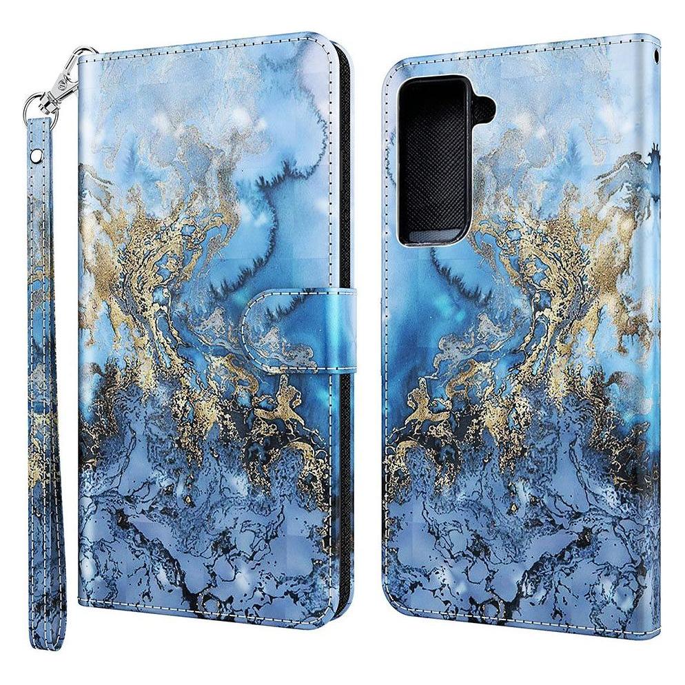 Cover-Discount Galaxy S21 FE - Etui Glitzer Effekt Marble (Samsung Galaxy S21 FE) (101236405A)