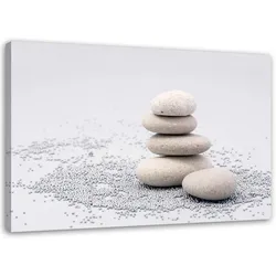 LEINWANDBILD Zen-Steine Spa 100x70cm