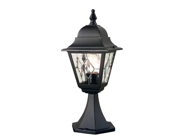 Wegeleuchte Norfolk Typ A Ø 18cm Schwarz/Schwarz