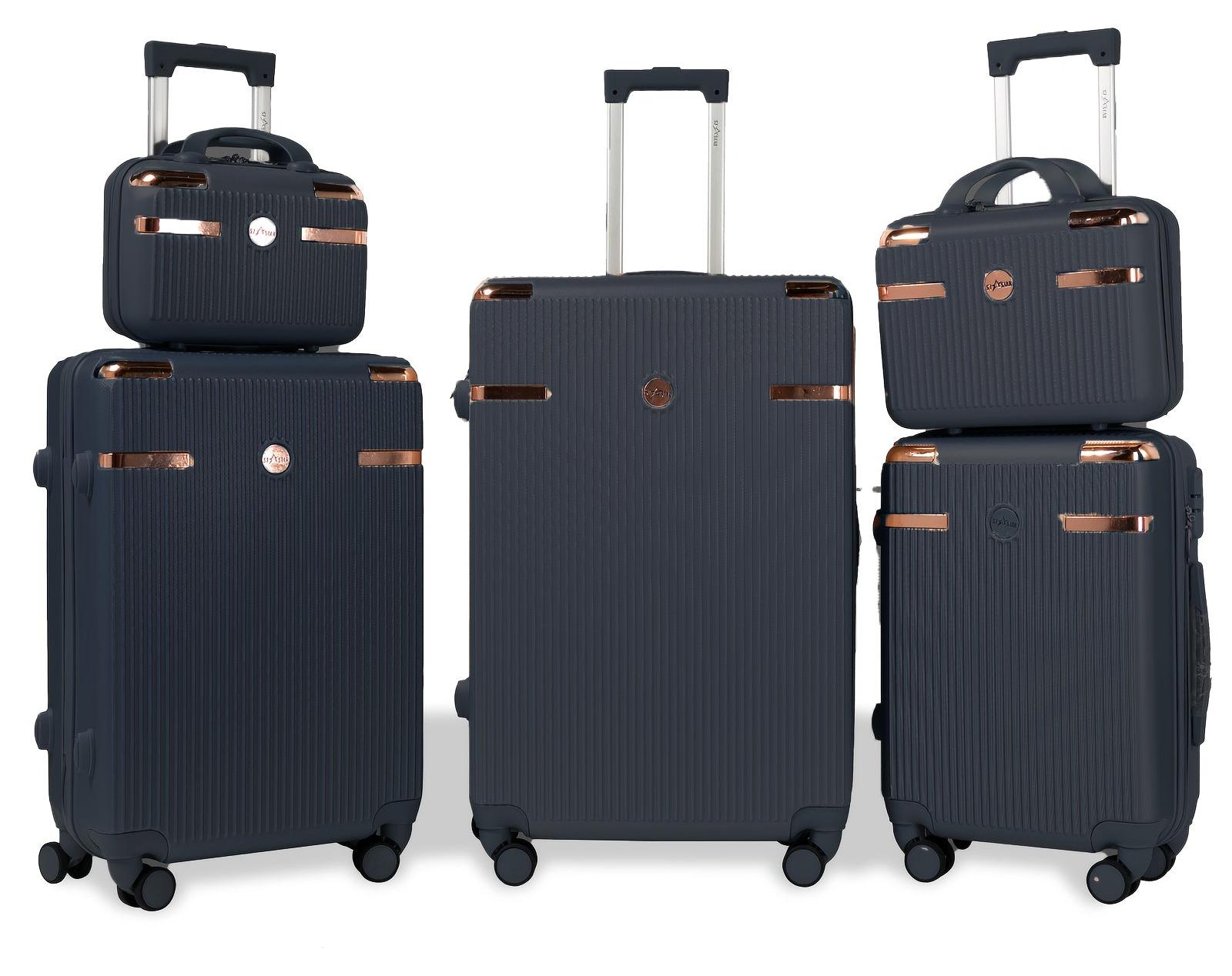 Koffer - Reisekoffer - Trolley - Handgepäck - Spinner-Koffer - Hartschalenkoffer aus ABS-Material - 360-Grad-Schwenkräder