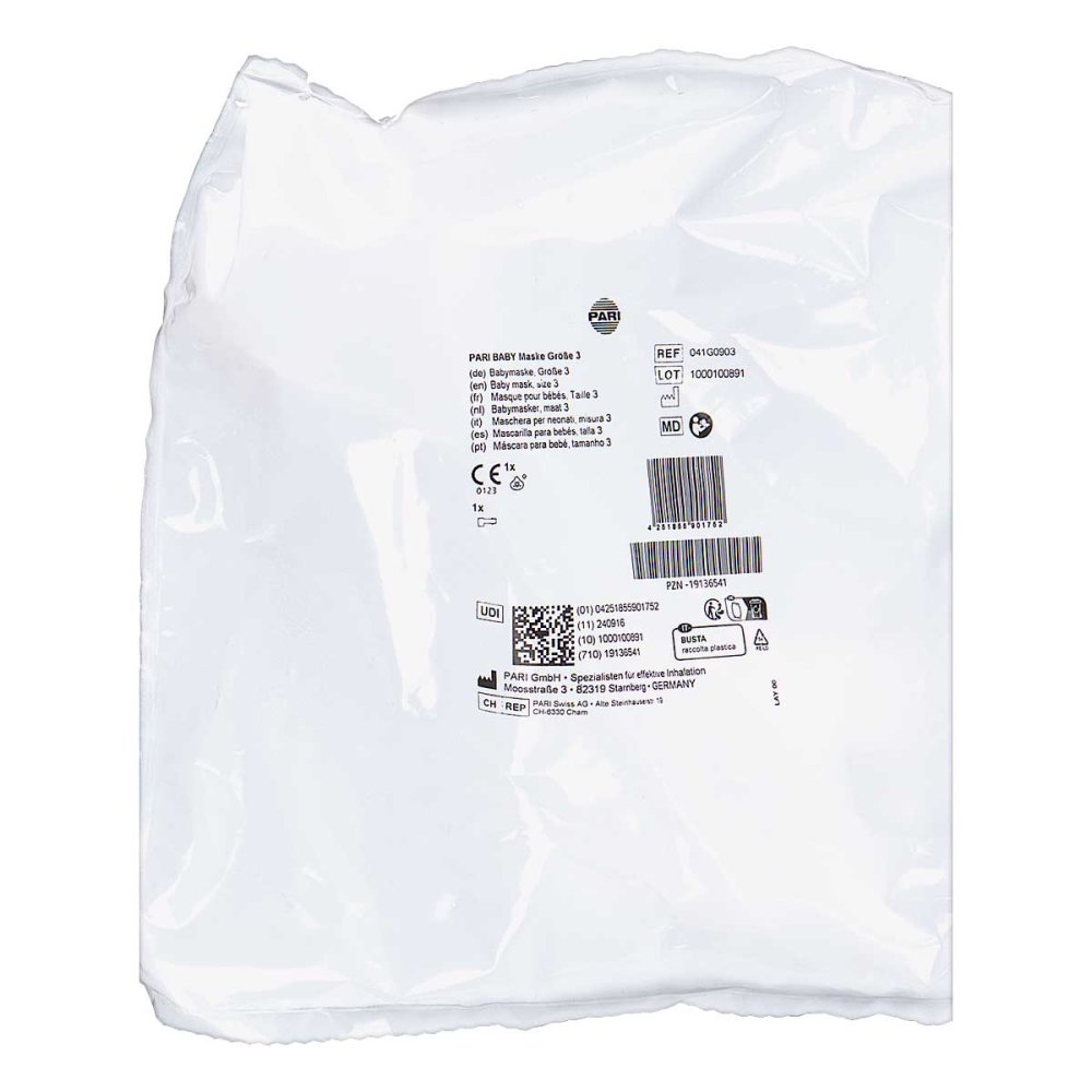 Pari GmbH Pharma -und Apothekenservice Pari Baby Maske Größe 3 19136541