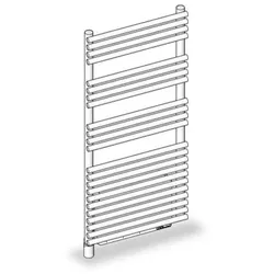 Zehnder forma Design-Elektroheizkörper ZF130650A500000 LFE-90-050/IPS, 990 x 496 mm, titan