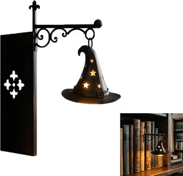 Inspire Curations Vintage Library Lantern Bookshelf Lamp Mini Book Nook Light a 05 without Base