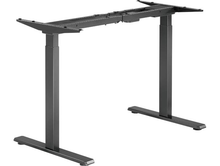 Wiltec Bureau Assis-debout Hauteur réglable Noir Taille 1180 x 600mm Deux Moteur Station de charge USB-A USB-C Anticollision Fonction sauvegarde Rappel de temps Assis/debout Ergonomie