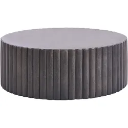 COUCHTISCH 117/117 cm Schwarz Pozza