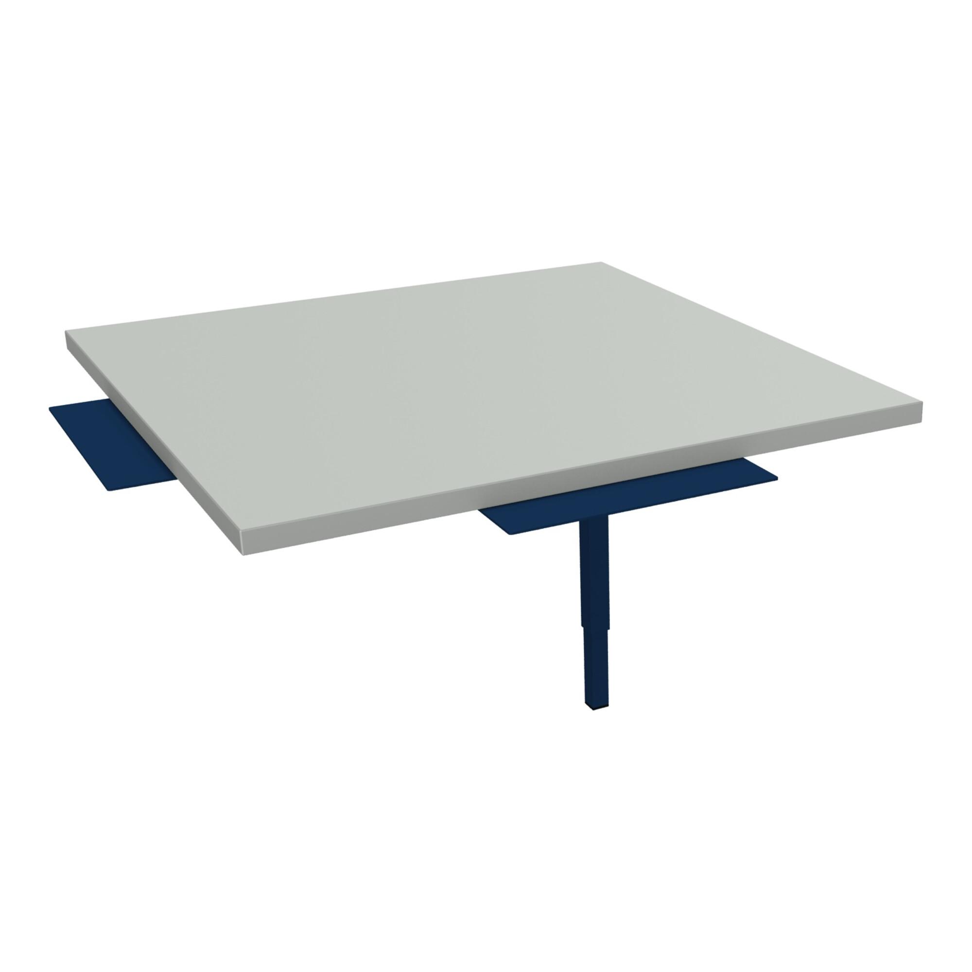 Rocholz Ecktisch SYSTEM 2000 angebaut 920x920x690-960 mm (203110)