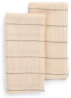 "BELIEVE Napkins by Sustainable Threads   Handmade   100% Cotton   Fair Trade   Eco-Dyed   20""x20"" (Set of 2)"