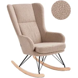 SCHAUKELSESSEL Bouclé Beige Luoma