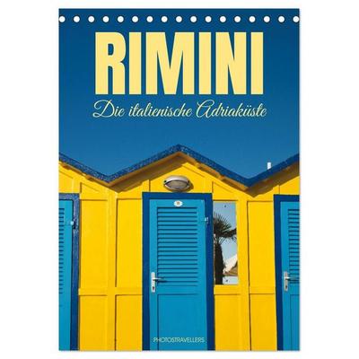 Rimini Die italienische Adriaküste (Tischkalender 2027 DIN A5 hoch), CALVENDO Monatskalender