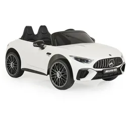Moni Kinder Elektroauto Mercedes-Benz DK-SL63 Zweisitzer Fernbedienung Bluetooth weiß