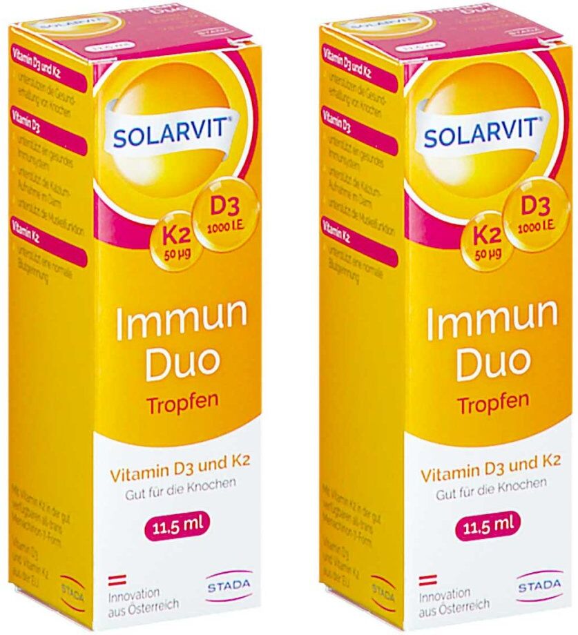 Solarvit D3 K2 DuoProtect Tropfen 2x11,5ml