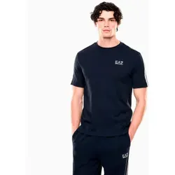 EA7 für Herren. 7M001861_AF12503 Italian Spirit T-shirt navy (S), Lässig, Baumwolle, Kurzarm, Marine
