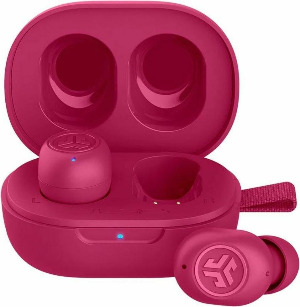 JLab JBuds Mini draadloze oortelefoon met microfoon voor gesprekken en muziek, roze