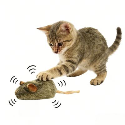 Uplifted Finds Interactive Squeaky Plush Imitation Mouse Toy 1 Pc