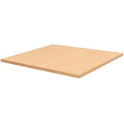 pemora Tischplatte Melaminharz - 60x60 cm - 25 mm stark, Dekor  Buche natur
