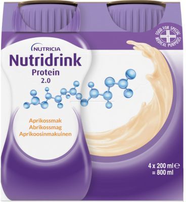 Nutridrink Protein 2.0 Abrikos 4 x 200 ml