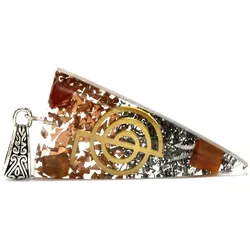 Orgonite Power Pendant - Three Metals Power Point