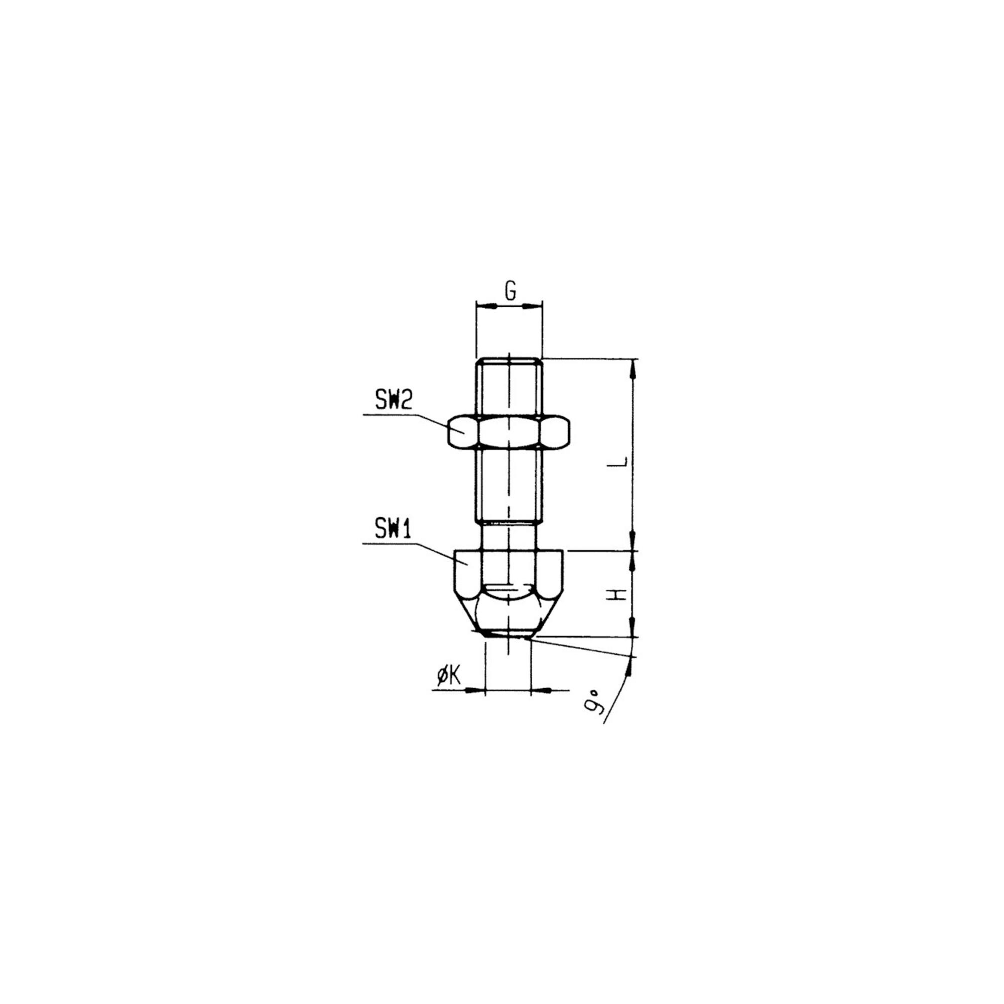 AMF Rasten-Spannhebel 12 mm (74609)