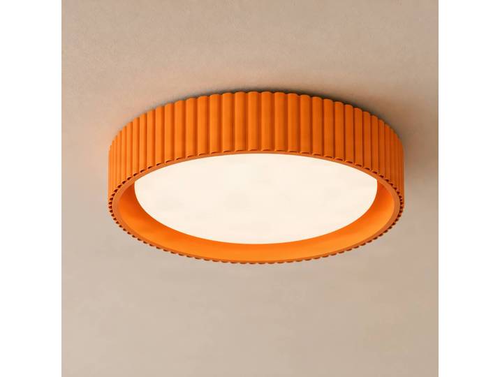 Deckenlampe Colbie Lindby, dimmbar, gelb / orange, für Wohn- / Esszimmer, Junges Wohnen, Deckenlampe
