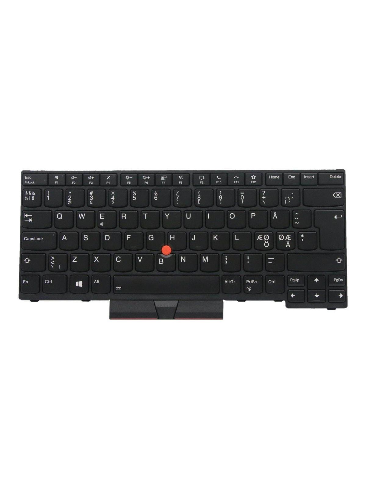 Lenovo Chicony - Laptop Ersatztastatur - Nordic ISO - Schwarz