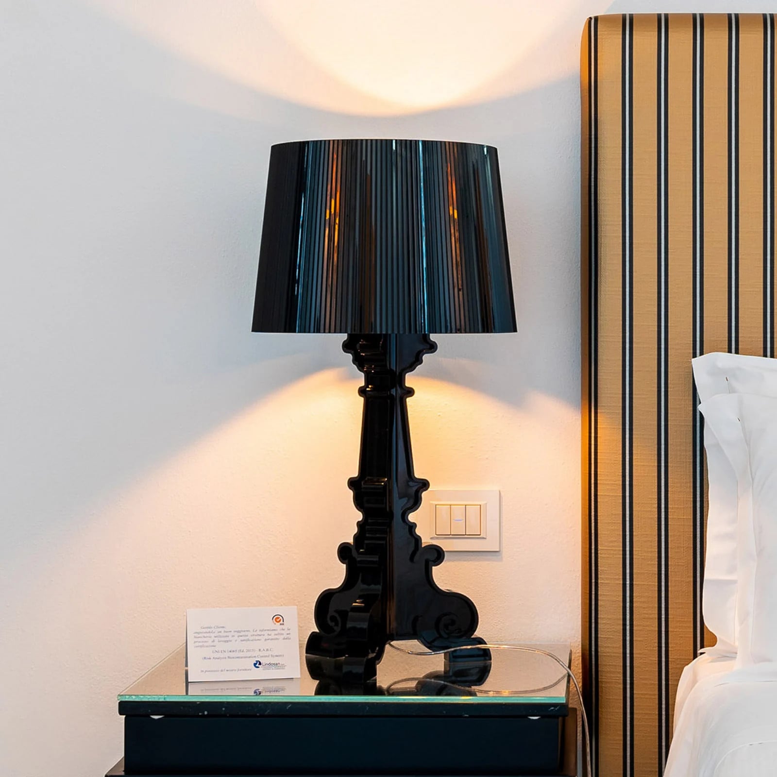 Kartell Bourgie Tafellamp Zwart - Dimbare Designerlamp van Kunststof