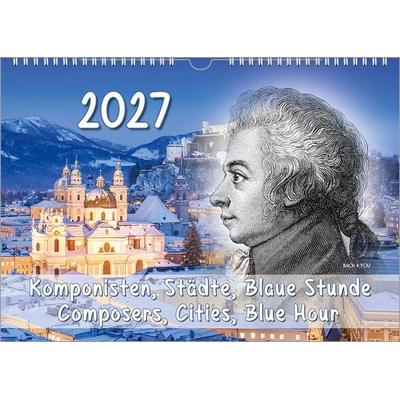 Komponisten-Kalender, ein Musik-Kalender 2027, DIN A4