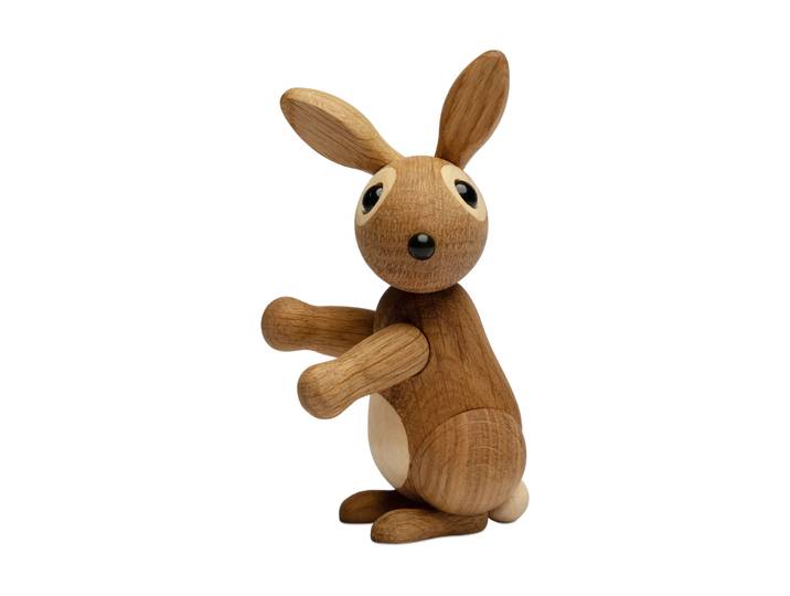 Spring Copenhagen Décoration lapin Bounce 9,5 cm Chêne